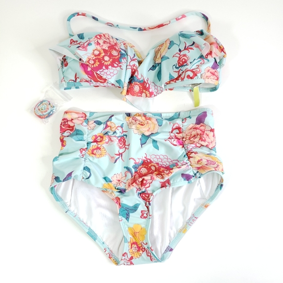 gianni bini high waisted bikini